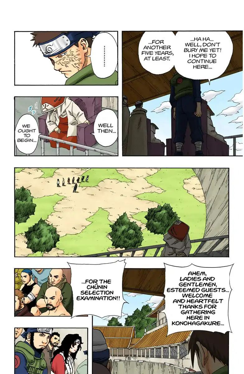 Naruto - Full Color - Vol.11 Chapter 99: The Finals Commence!!