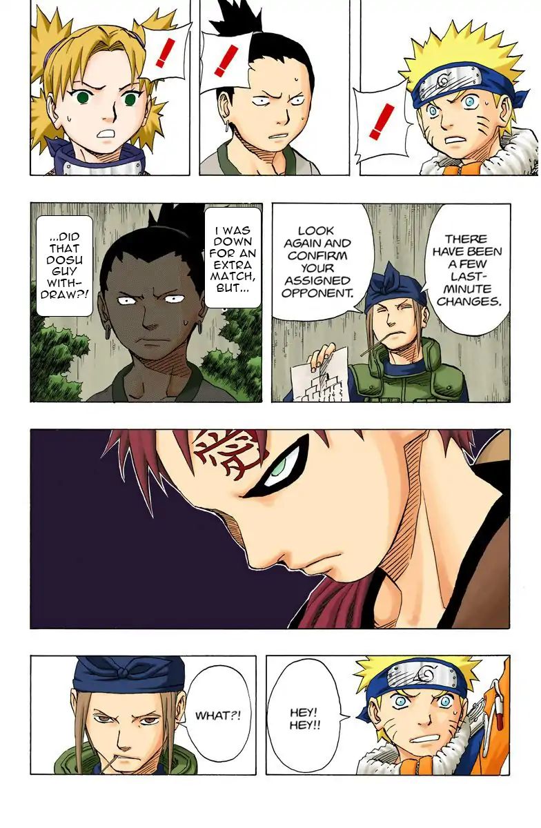 Naruto - Full Color - Vol.11 Chapter 99: The Finals Commence!!