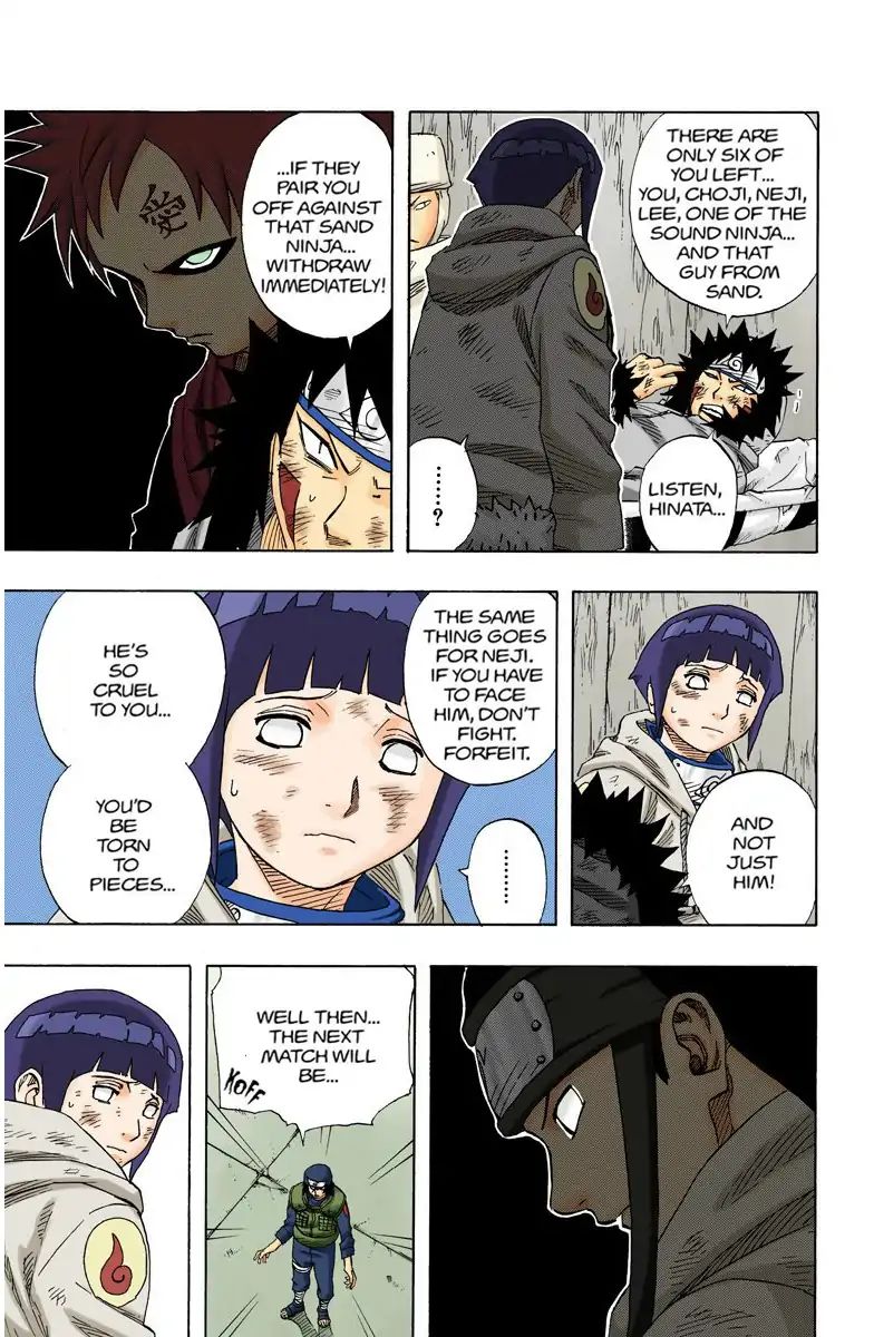 Naruto - Full Color - Vol.9 Chapter 78: Neji Vs Hinata