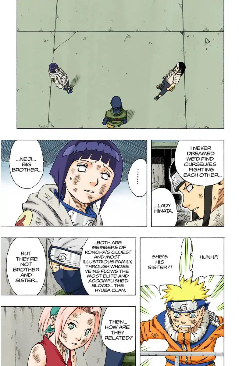 Naruto - Full Color - Vol.9 Chapter 78: Neji Vs Hinata