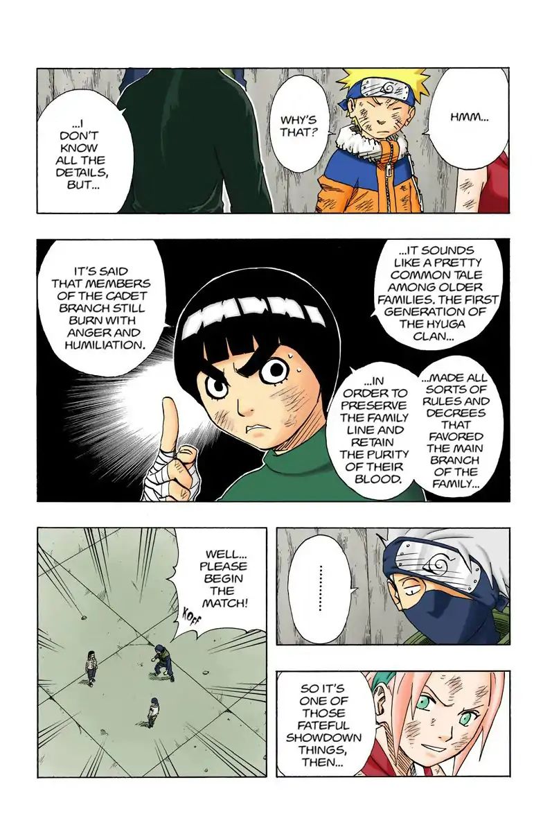 Naruto - Full Color - Vol.9 Chapter 78: Neji Vs Hinata