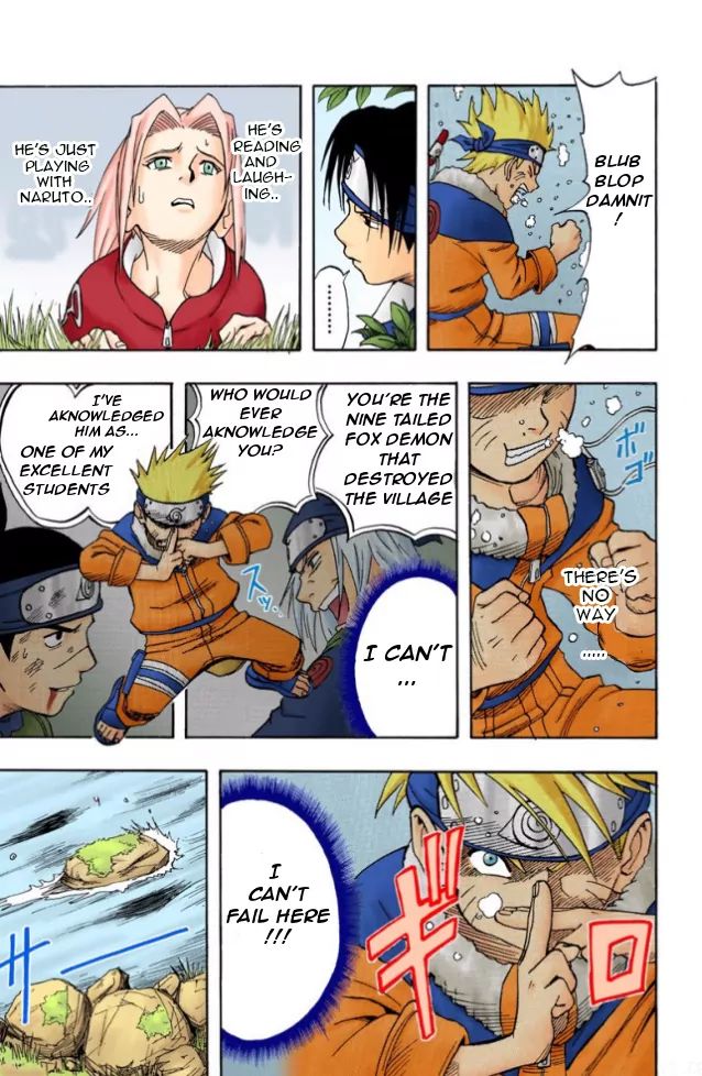 Naruto - Full Color - Vol.1 Chapter 5: Carelessness Is Your Worst Enemy!!