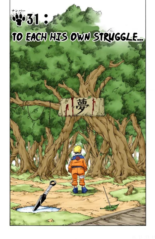 Naruto - Full Color - Vol.4 Chapter 31: To Each His Own Struggle...