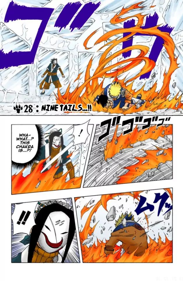 Naruto - Full Color - Vol.4 Chapter 28: Nine Tails...!