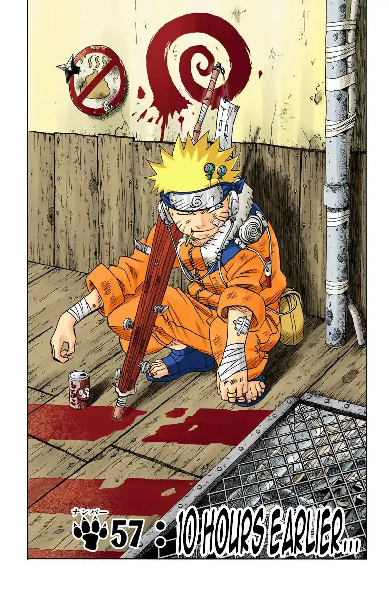 Naruto - Full Color - Vol.7 Chapter 57: 10 Hours Earlier