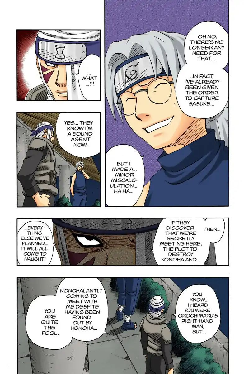 Naruto - Full Color - Vol.11 Chapter 92: Konoha Vs. Sound Vs. Sand!!