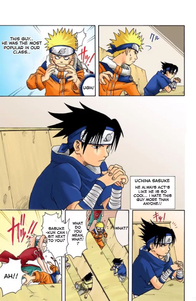 Naruto - Full Color - Vol.1 Chapter 3: Uchiha Sasuke