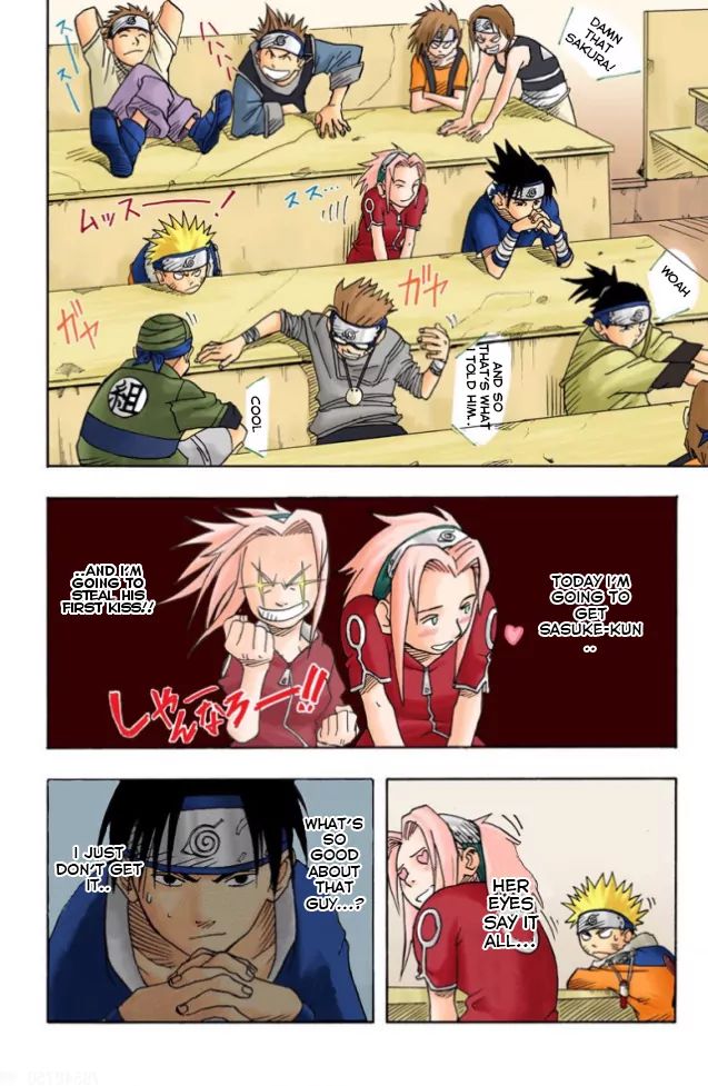 Naruto - Full Color - Vol.1 Chapter 3: Uchiha Sasuke