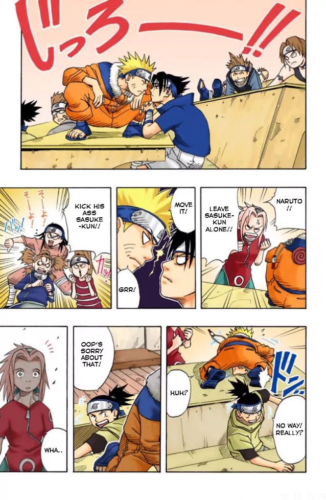 Naruto - Full Color - Vol.1 Chapter 3: Uchiha Sasuke