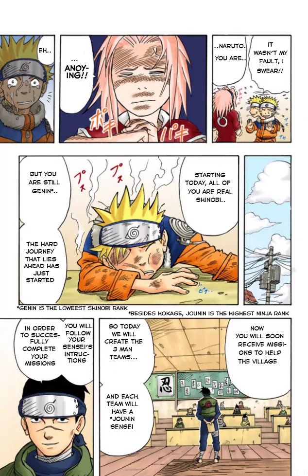 Naruto - Full Color - Vol.1 Chapter 3: Uchiha Sasuke