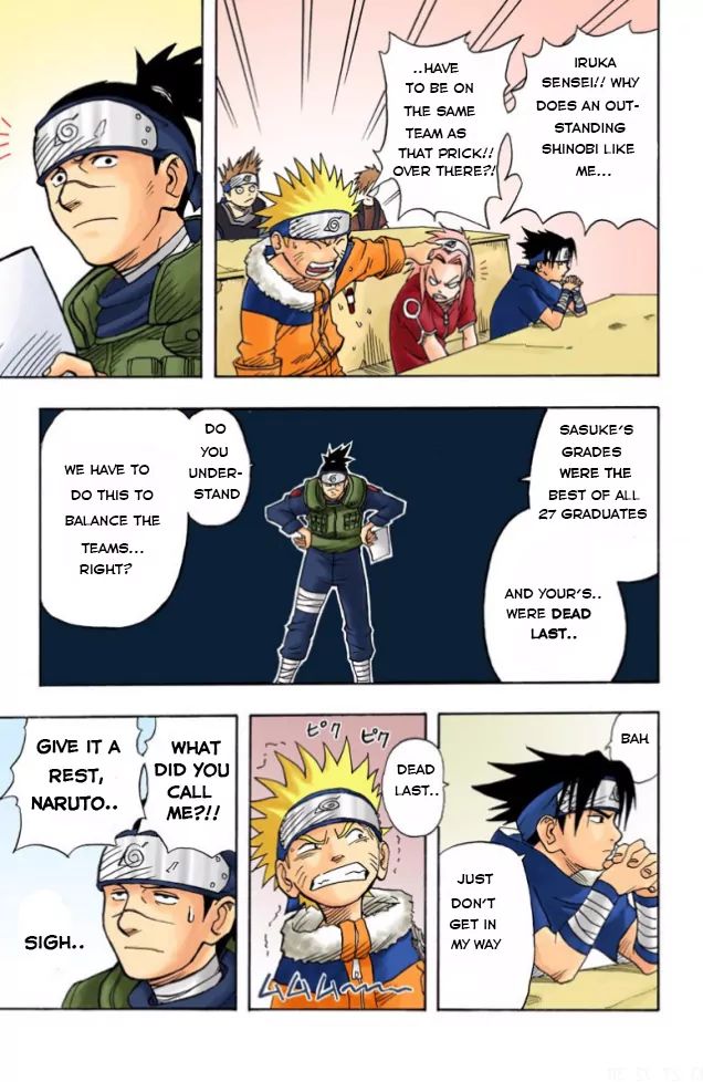 Naruto - Full Color - Vol.1 Chapter 3: Uchiha Sasuke