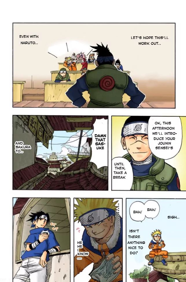 Naruto - Full Color - Vol.1 Chapter 3: Uchiha Sasuke