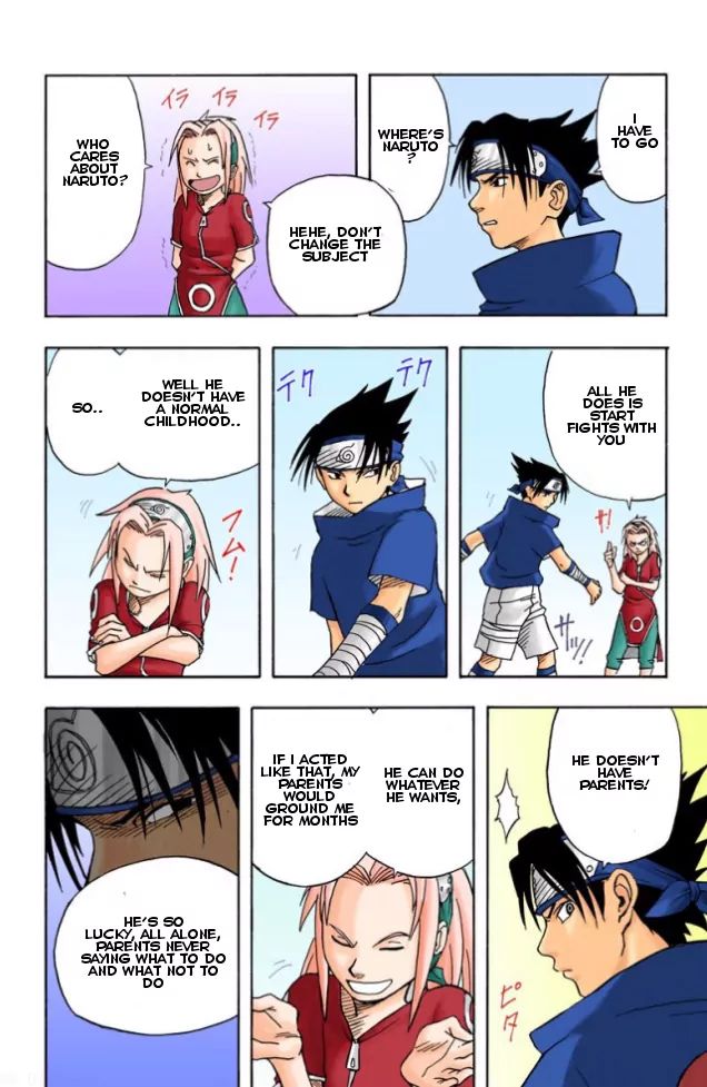 Naruto - Full Color - Vol.1 Chapter 3: Uchiha Sasuke