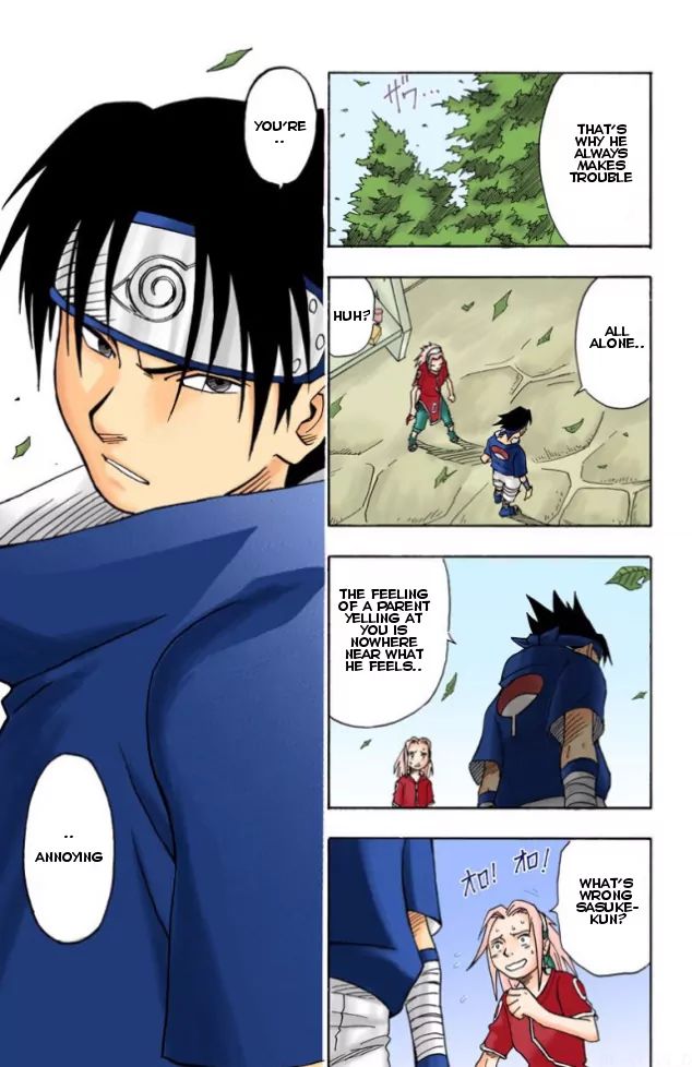 Naruto - Full Color - Vol.1 Chapter 3: Uchiha Sasuke