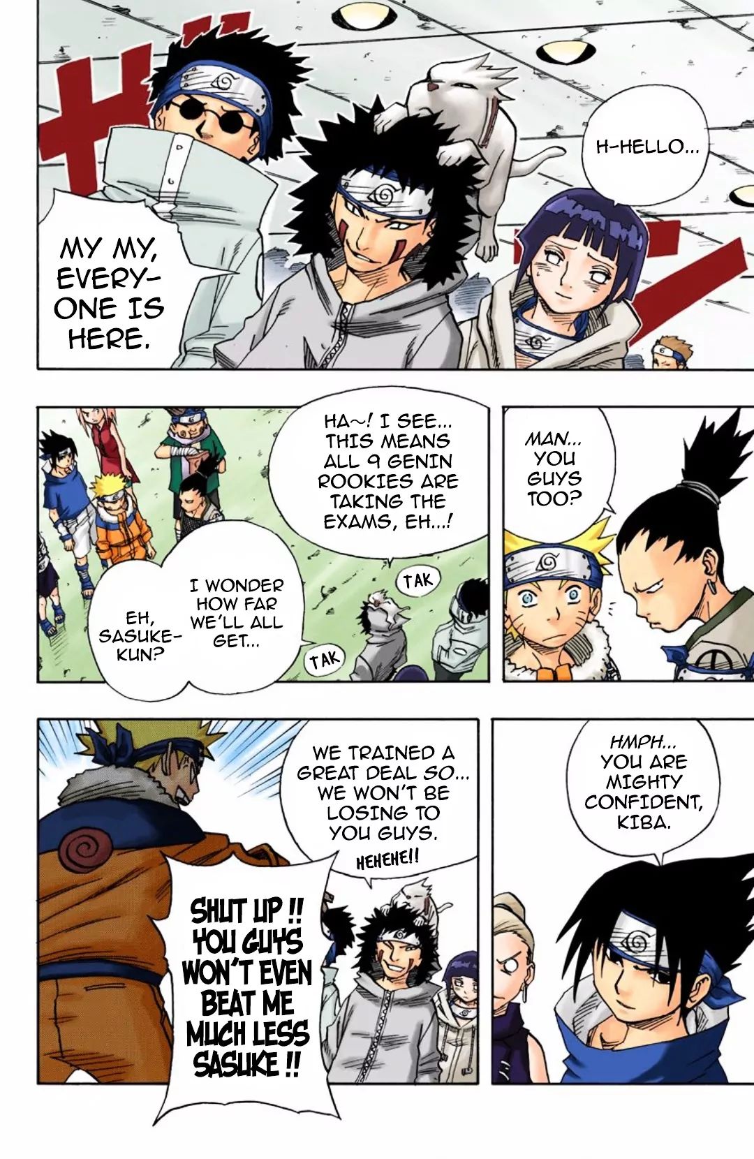 Naruto - Full Color - Vol.5 Chapter 39: The Challengers!!