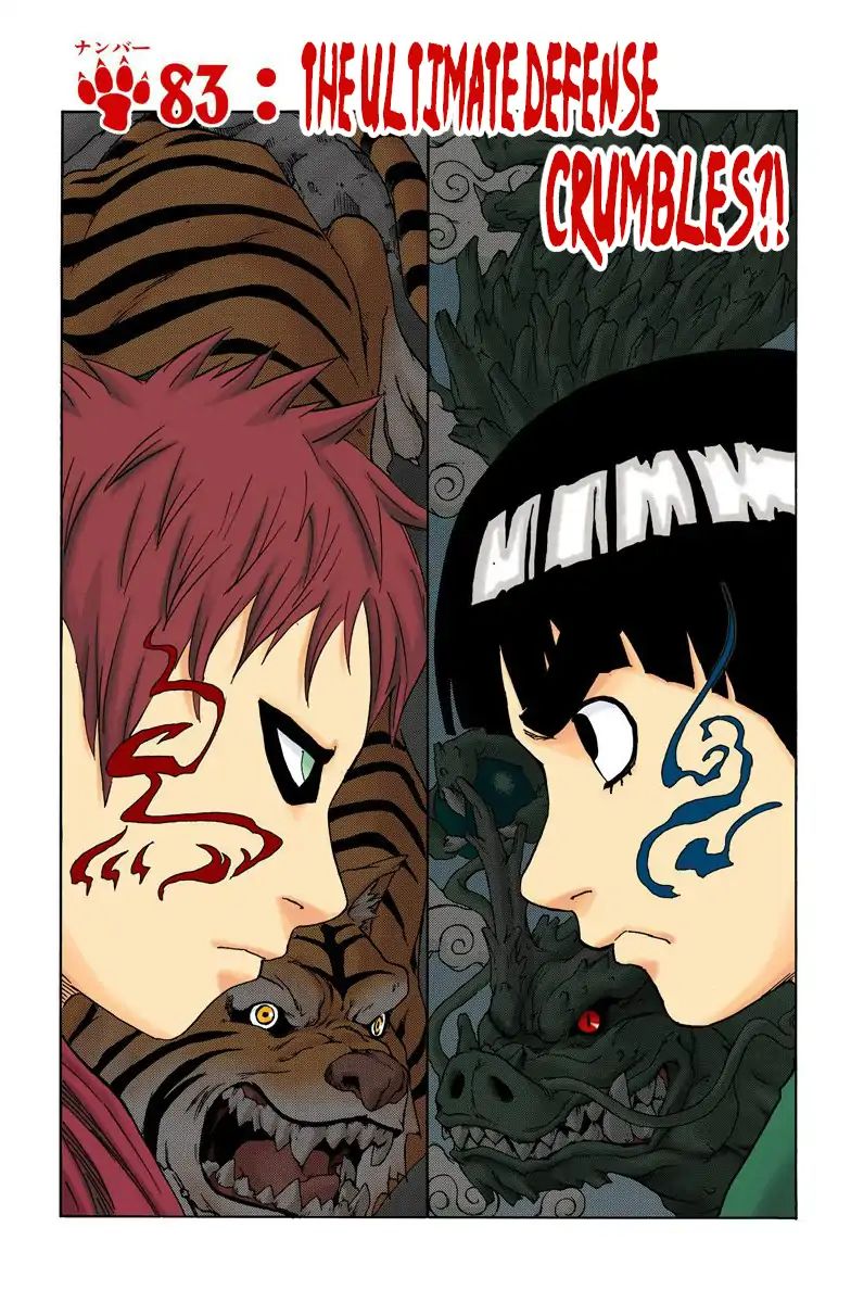 Naruto - Full Color - Vol.10 Chapter 83: The Ultimate Defense Crumbles?!