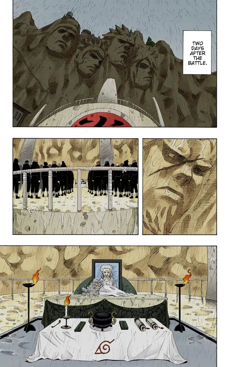 Naruto - Full Color - Vol.16 Chapter 139: Eulogy