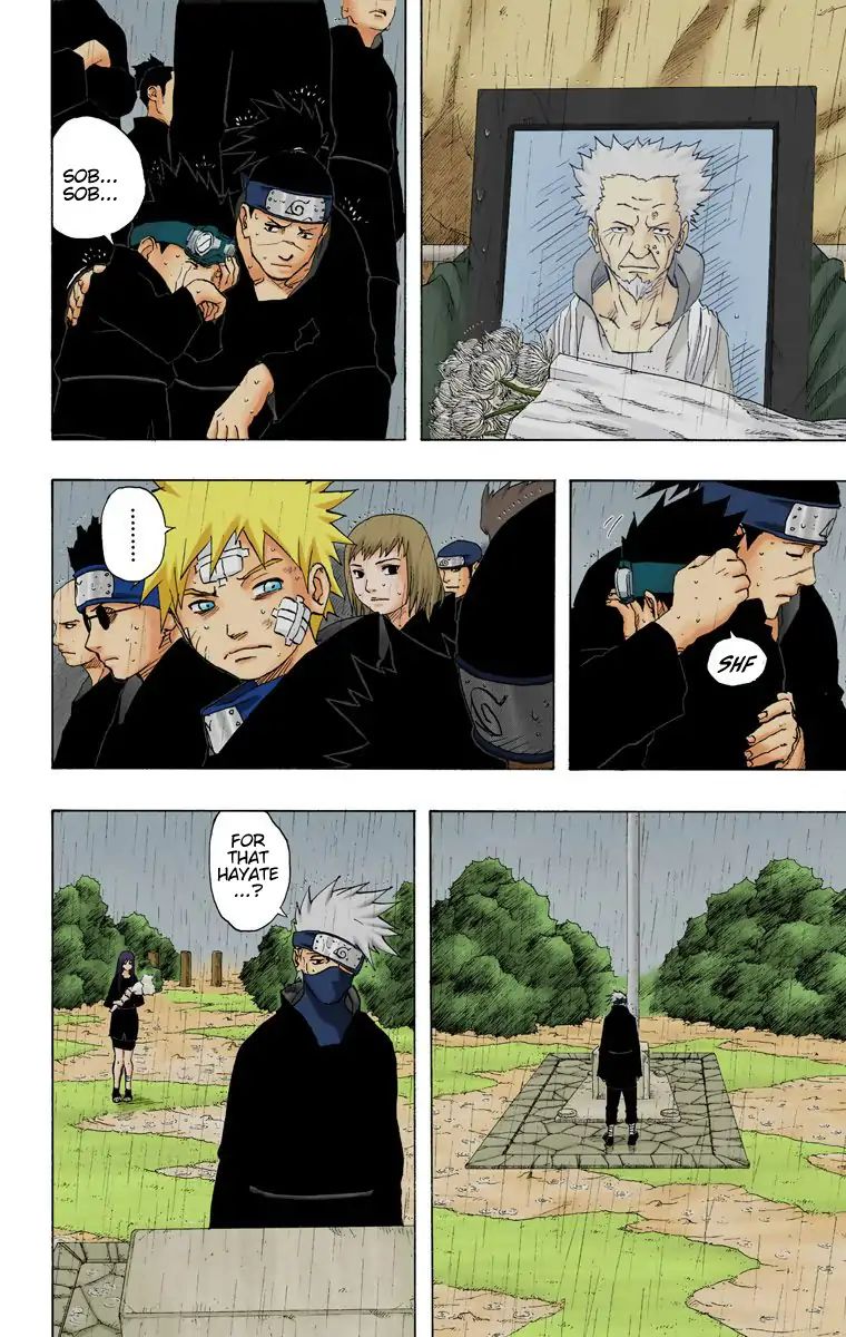 Naruto - Full Color - Vol.16 Chapter 139: Eulogy