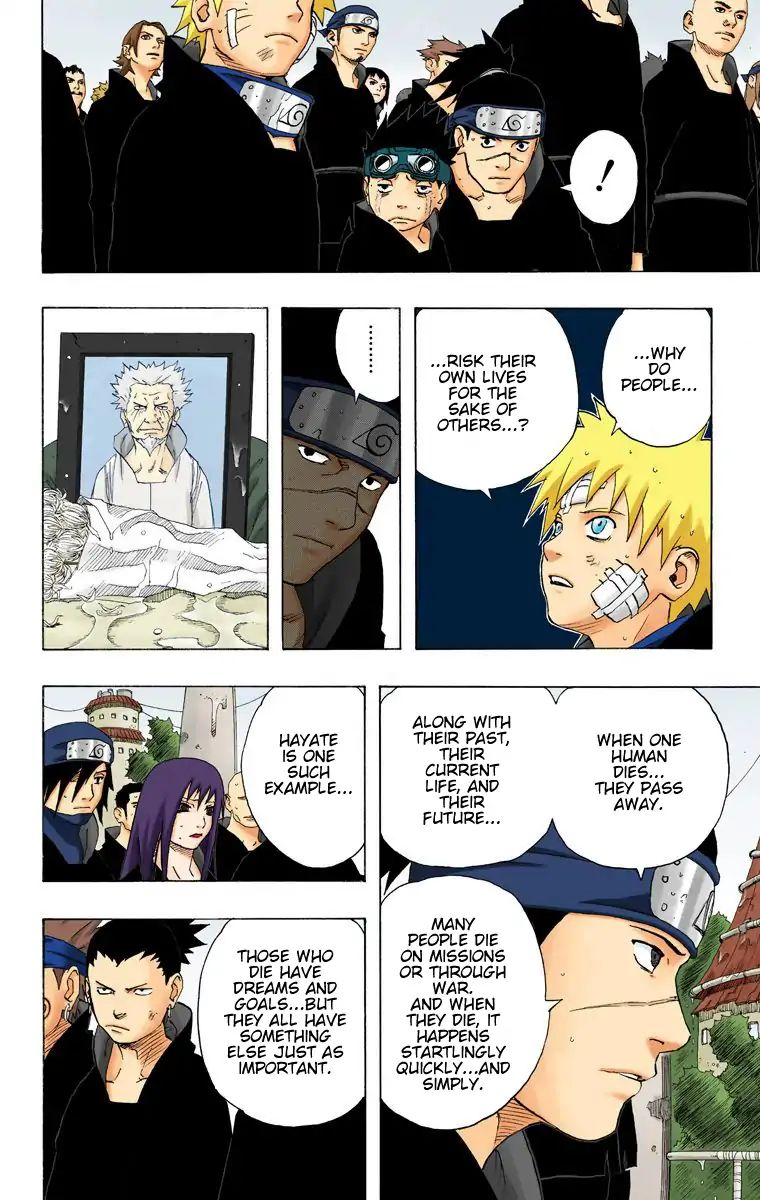 Naruto - Full Color - Vol.16 Chapter 139: Eulogy