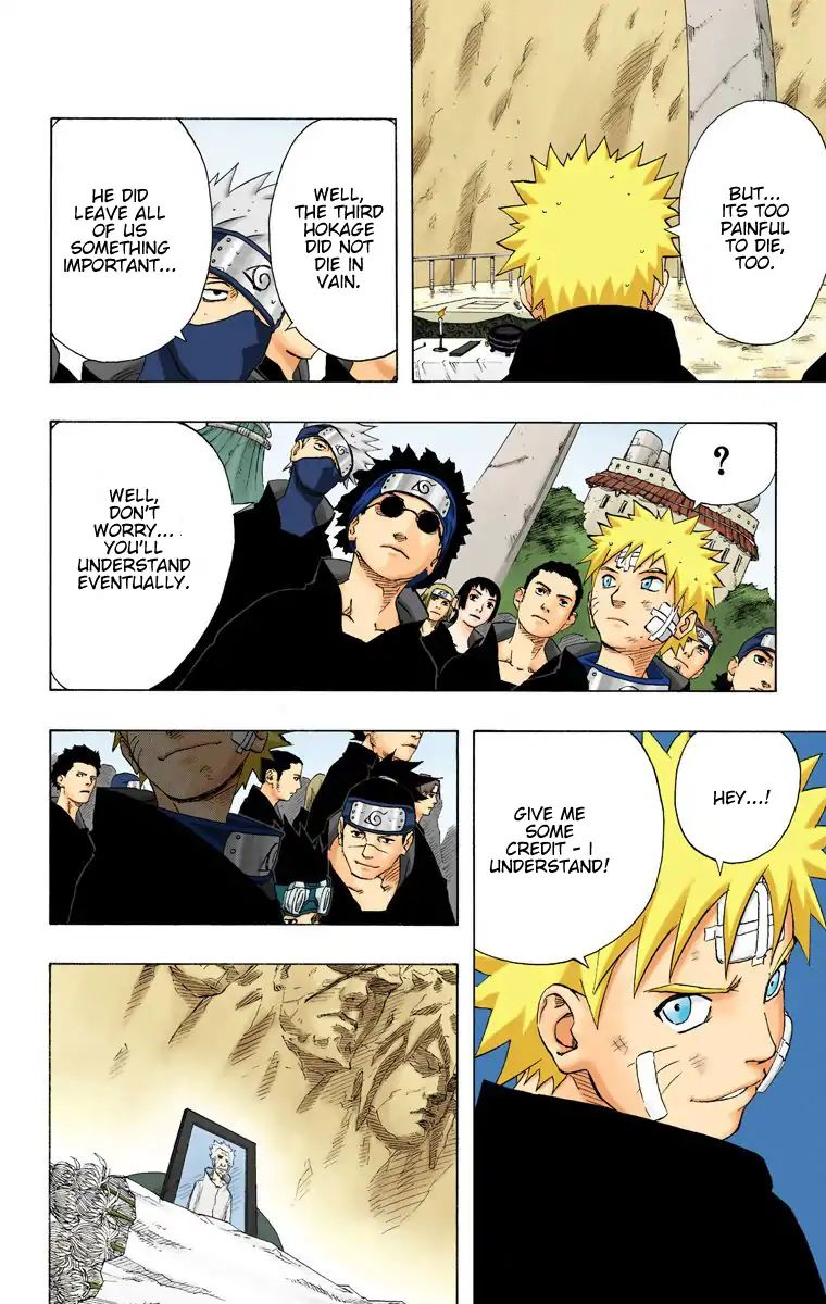 Naruto - Full Color - Vol.16 Chapter 139: Eulogy