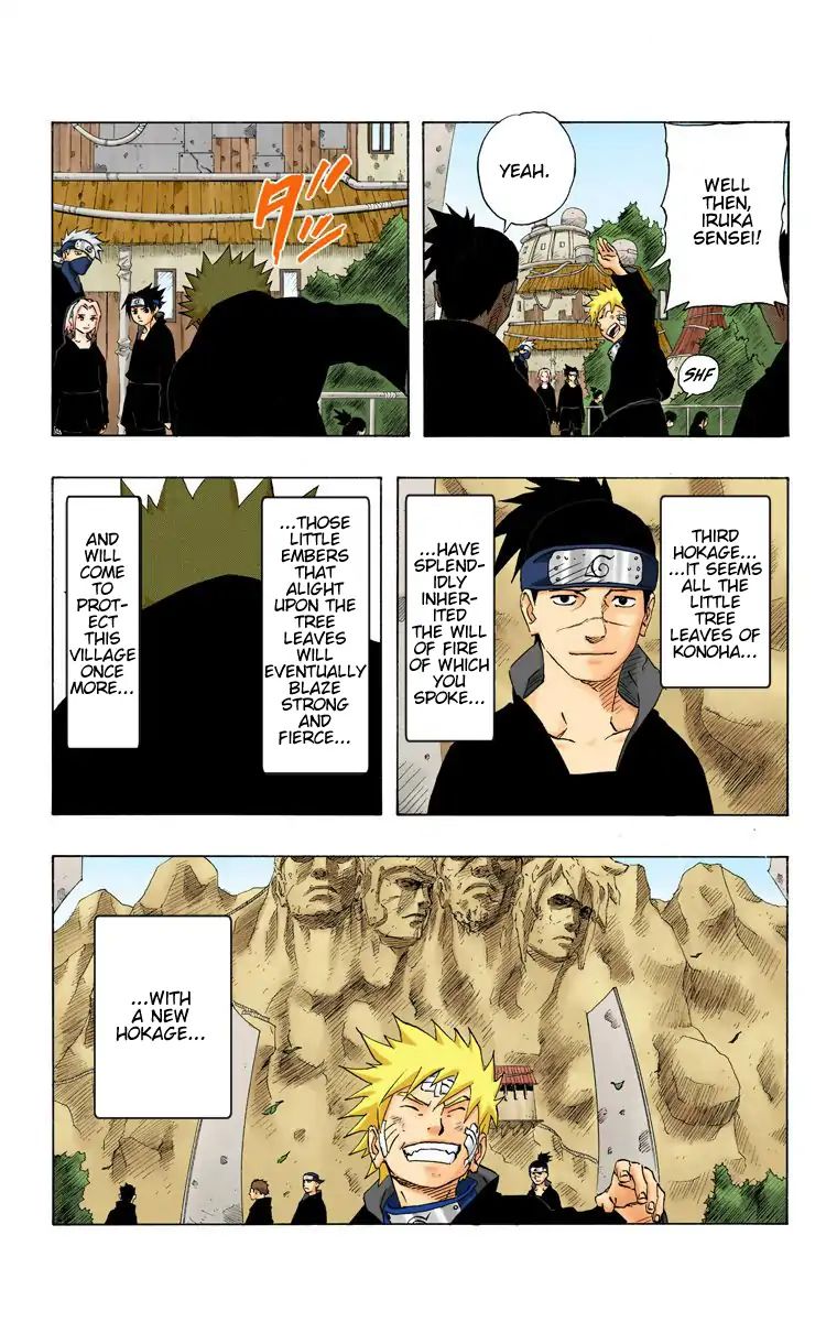 Naruto - Full Color - Vol.16 Chapter 139: Eulogy