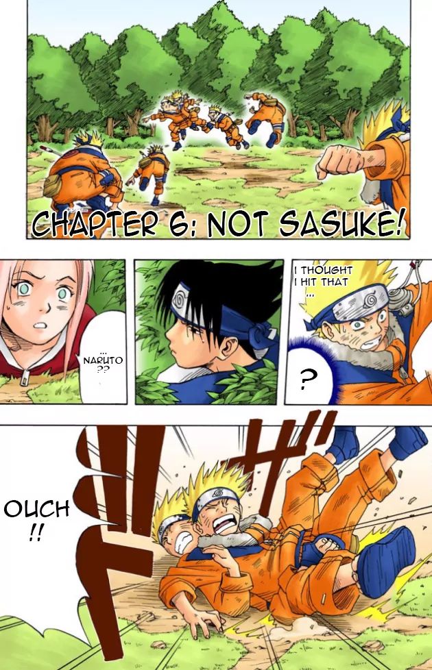 Naruto - Full Color - Vol.1 Chapter 6: Not Sasuke!!