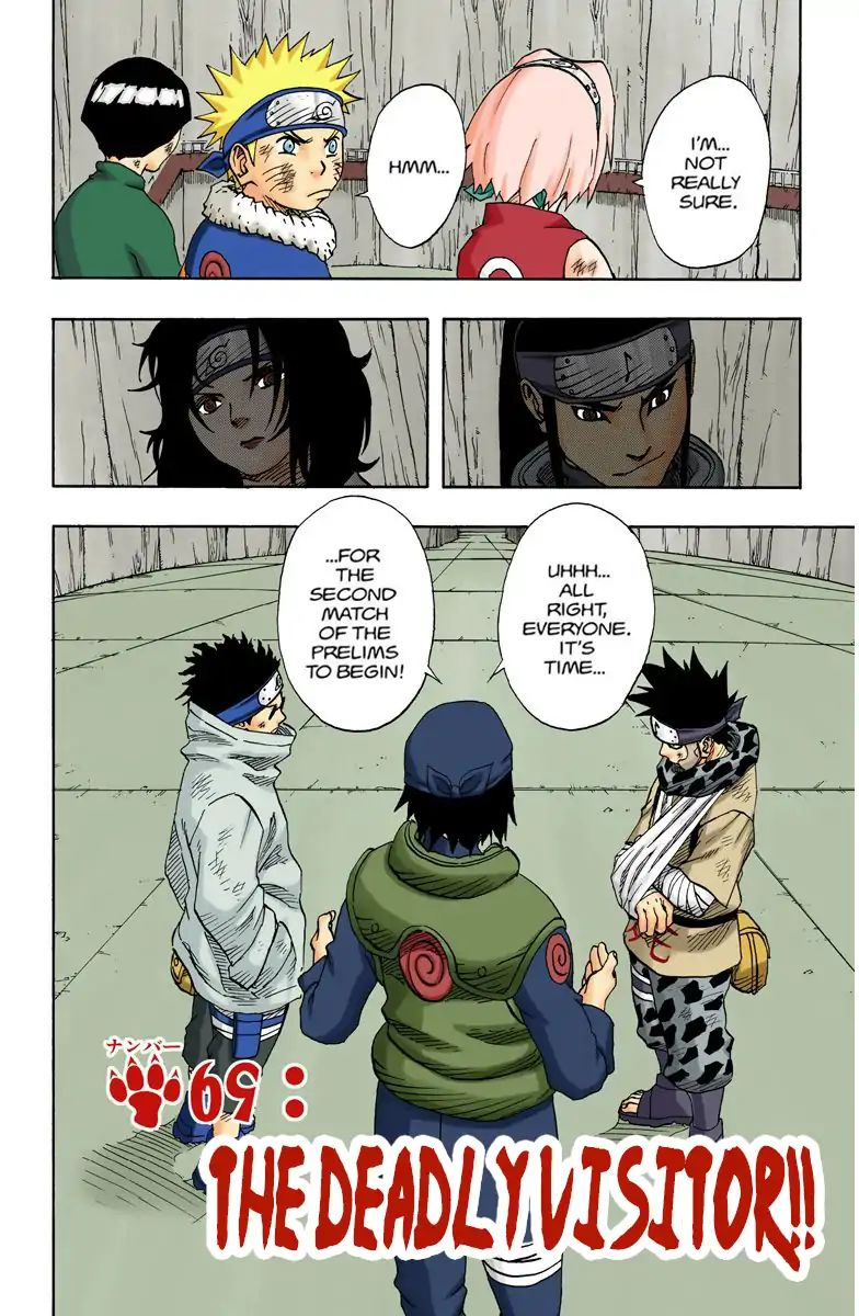 Naruto - Full Color - Vol.8 Chapter 69: The Deadly Visitor