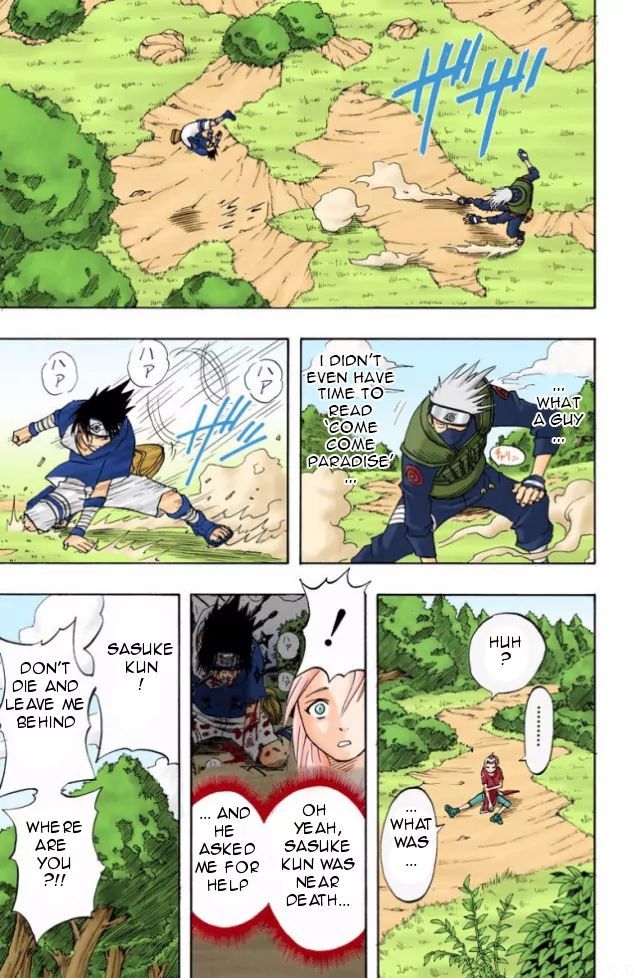 Naruto - Full Color - Vol.1 Chapter 7: Kakashi's Conclusion