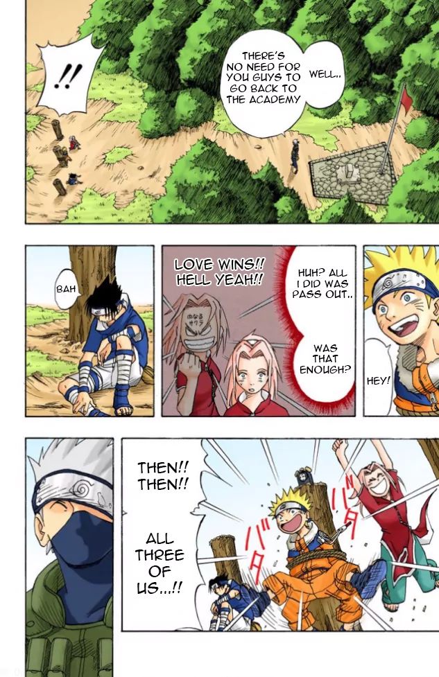 Naruto - Full Color - Vol.1 Chapter 7: Kakashi's Conclusion