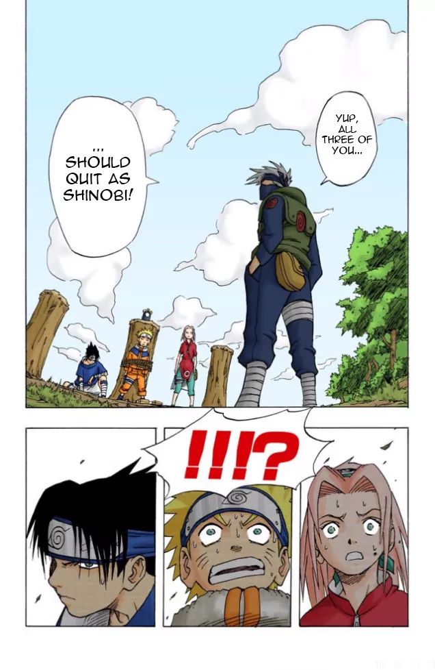 Naruto - Full Color - Vol.1 Chapter 7: Kakashi's Conclusion