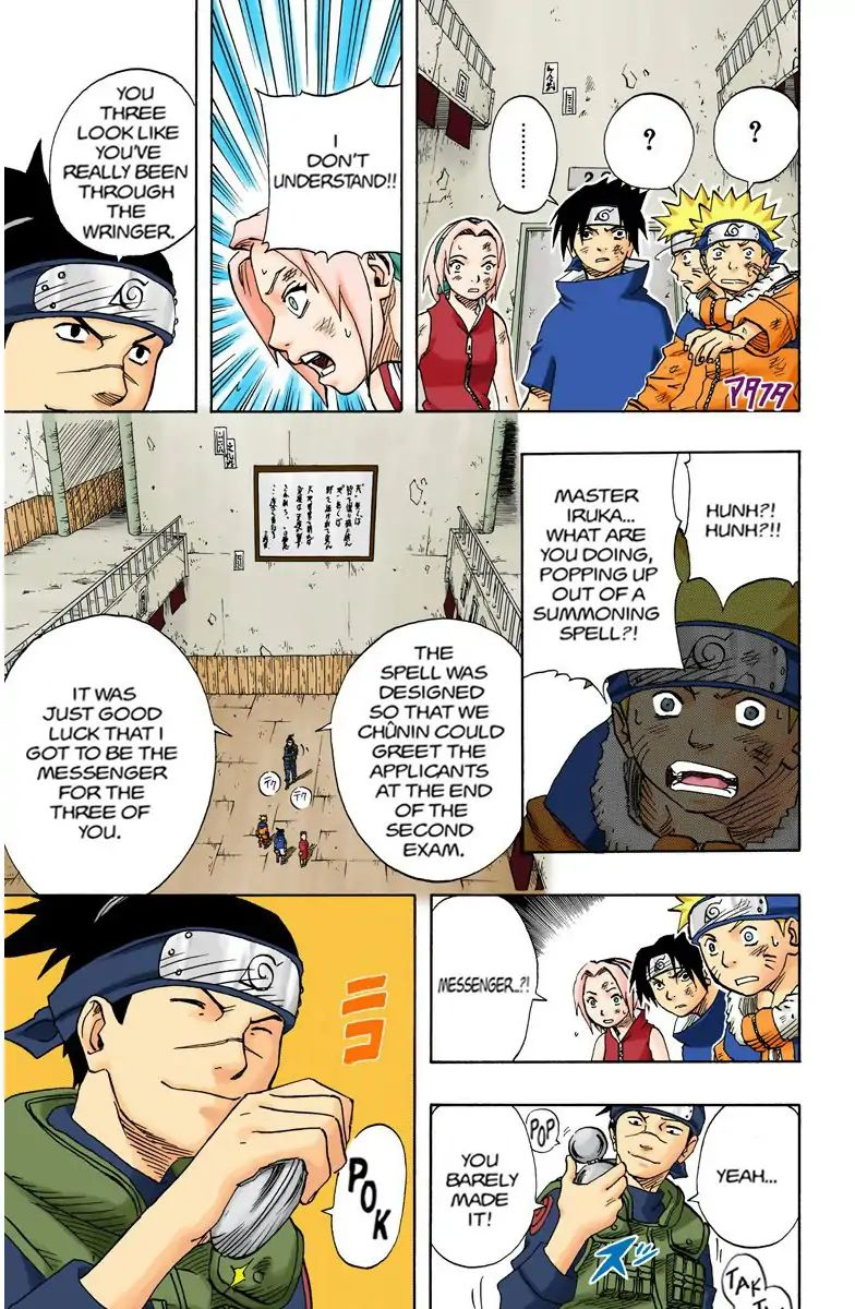 Naruto - Full Color - Vol.8 Chapter 64: Lord Hokage's Message