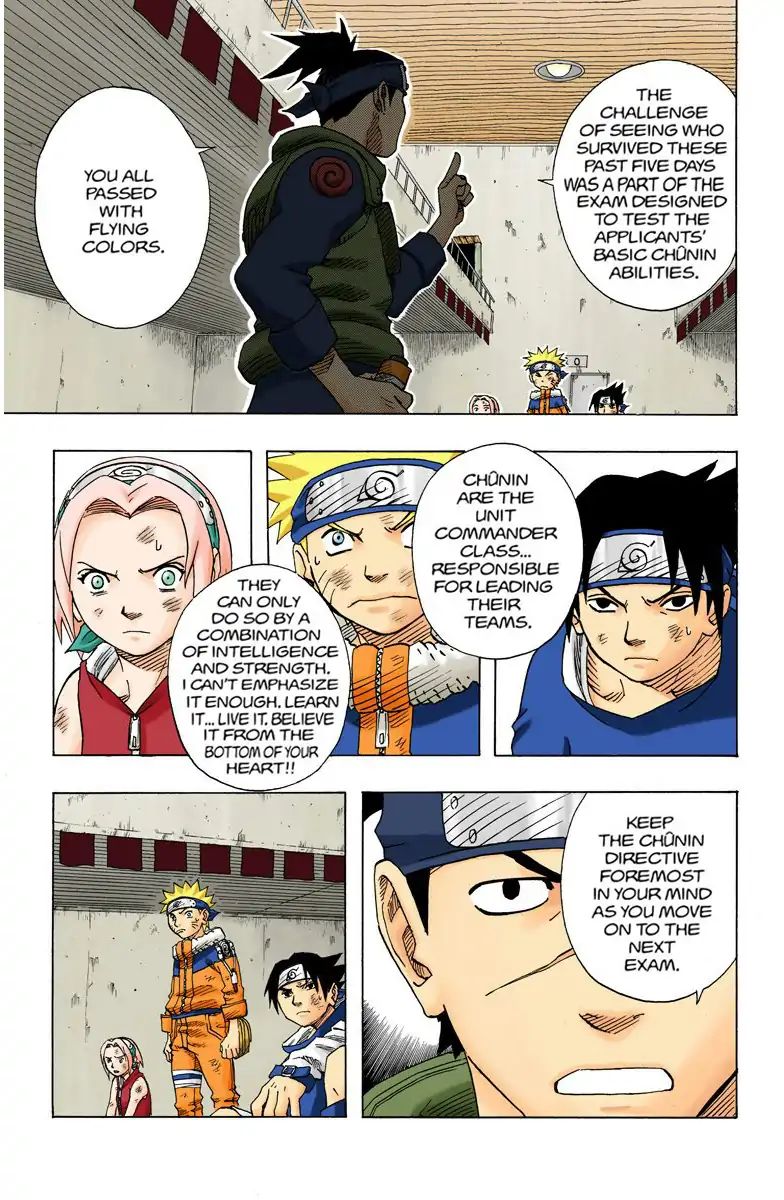 Naruto - Full Color - Vol.8 Chapter 64: Lord Hokage's Message