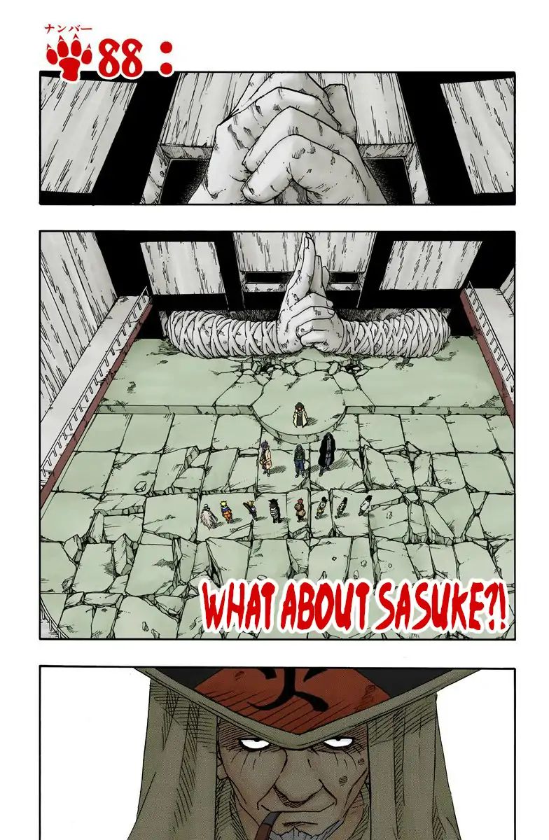 Naruto - Full Color - Vol.10 Chapter 88: What About Sasuke?!