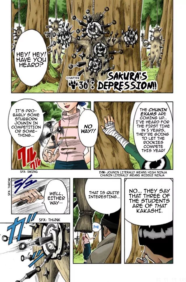 Naruto - Full Color - Vol.4 Chapter 36: Sakura's Depression