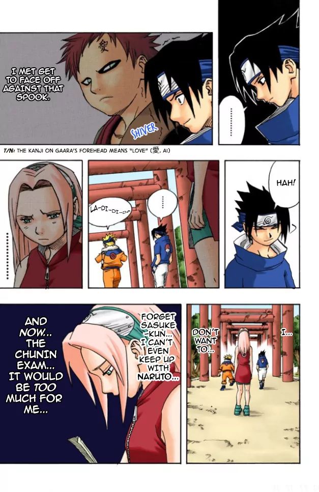 Naruto - Full Color - Vol.4 Chapter 36: Sakura's Depression