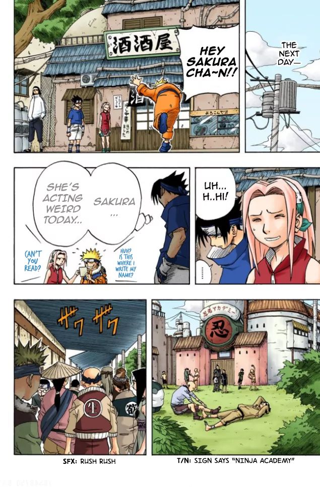 Naruto - Full Color - Vol.4 Chapter 36: Sakura's Depression