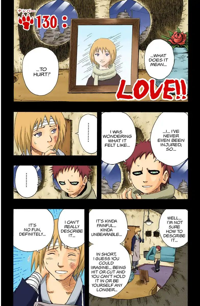 Naruto - Full Color - Vol.15 Chapter 130: Love!!