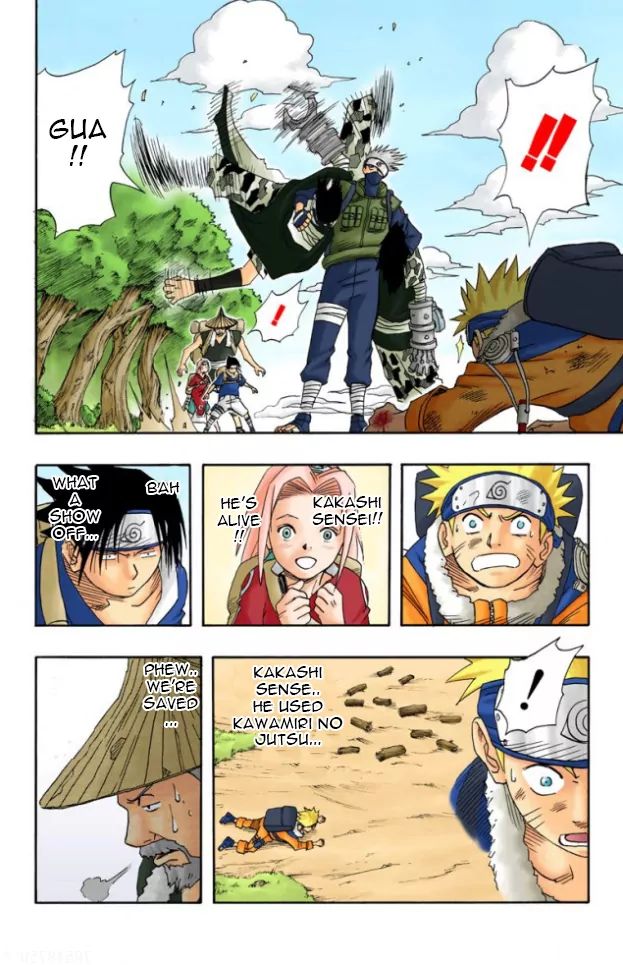 Naruto - Full Color - Vol.2 Chapter 10: 2 Down