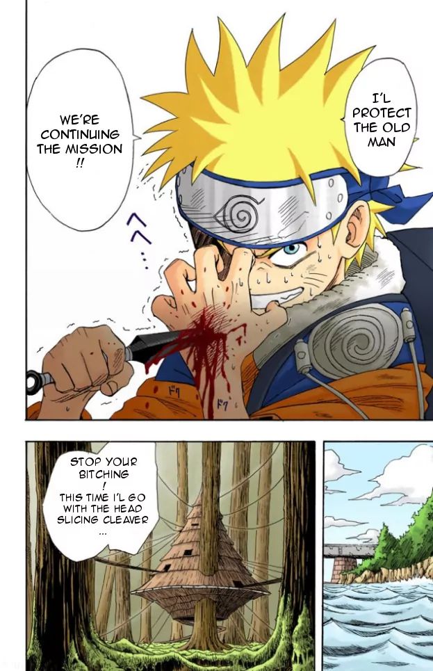 Naruto - Full Color - Vol.2 Chapter 10: 2 Down