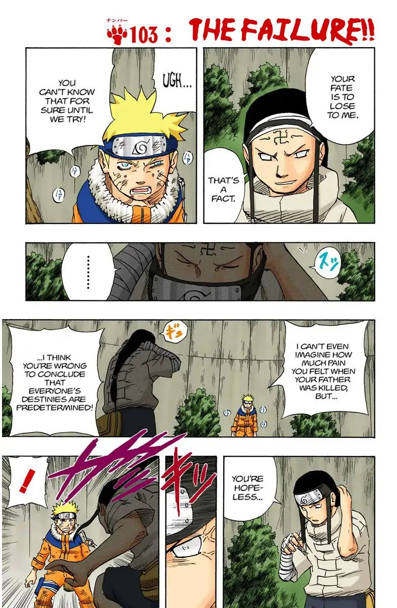 Naruto - Full Color - Vol.12 Chapter 103: The Failure!!