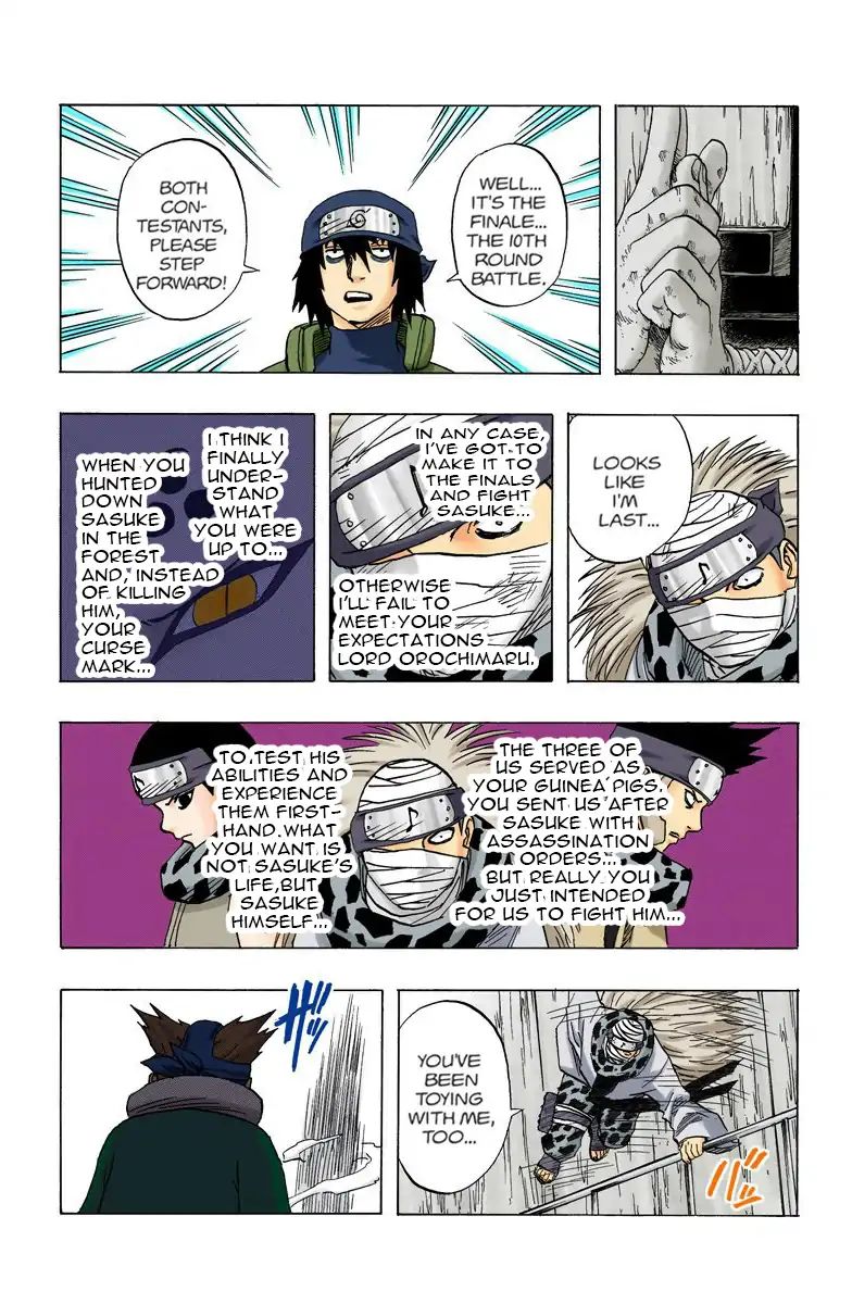 Naruto - Full Color - Vol.10 Chapter 87: The Preliminaries Completed