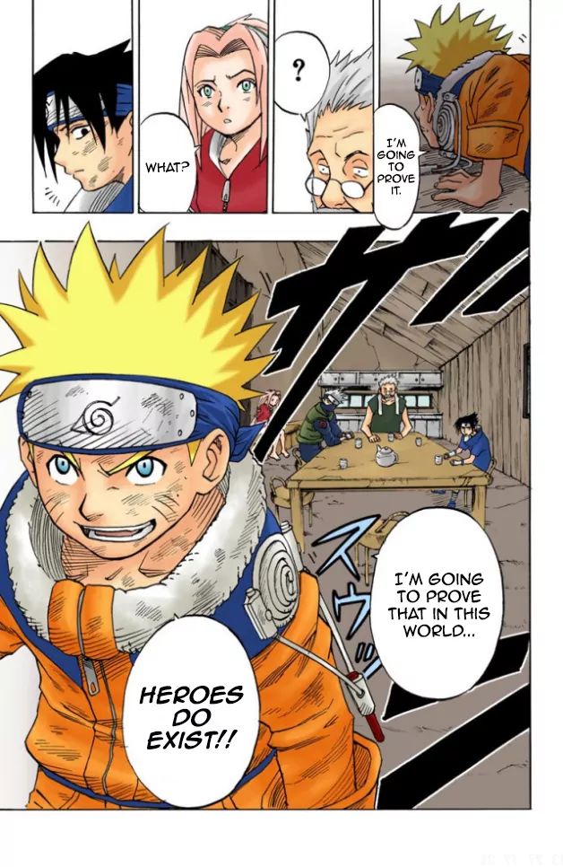 Naruto - Full Color - Vol.3 Chapter 20: The Country That Had A Hero...!