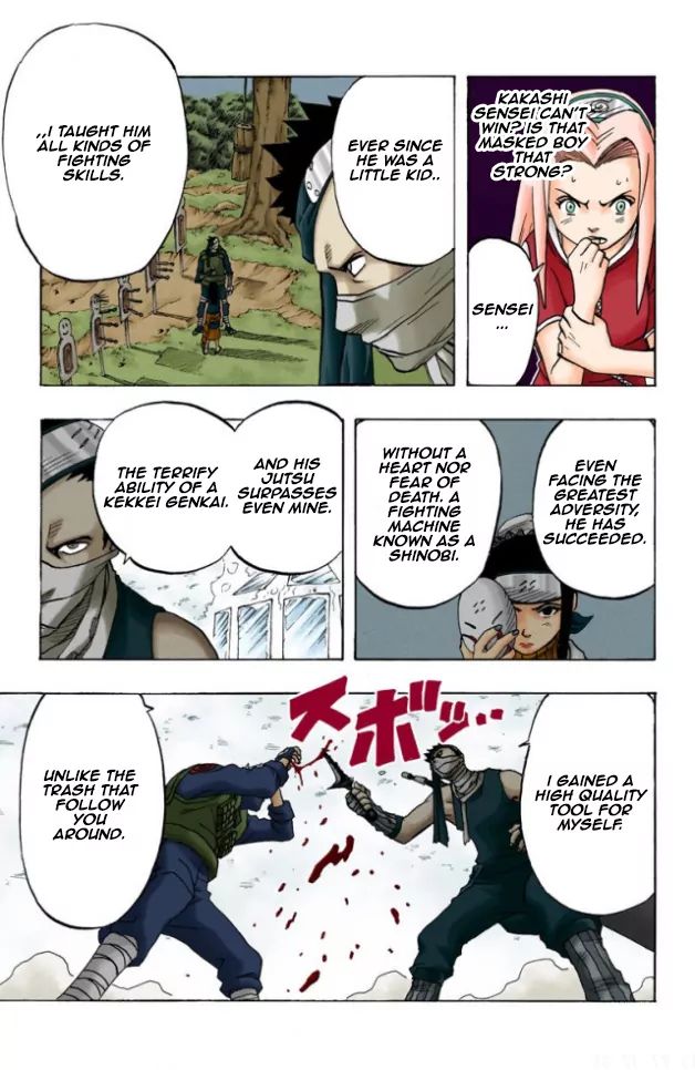 Naruto - Full Color - Vol.3 Chapter 26: Sharingan Devastation!!