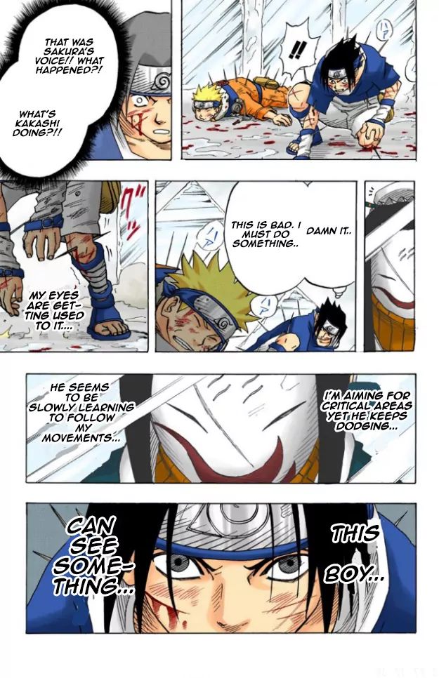 Naruto - Full Color - Vol.3 Chapter 26: Sharingan Devastation!!