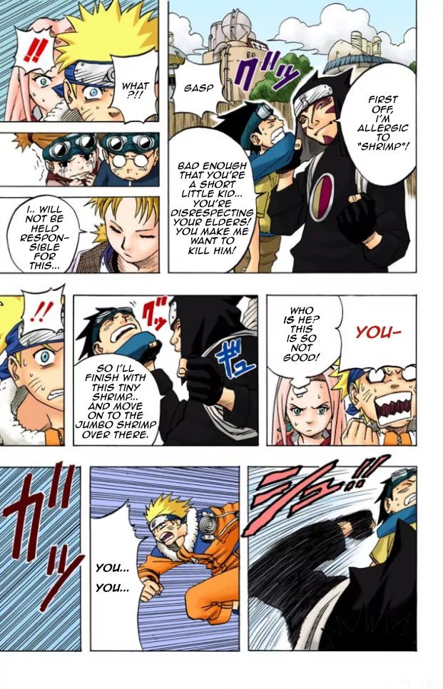 Naruto - Full Color - Vol.4 Chapter 35: Iruka Vs. Kakashi