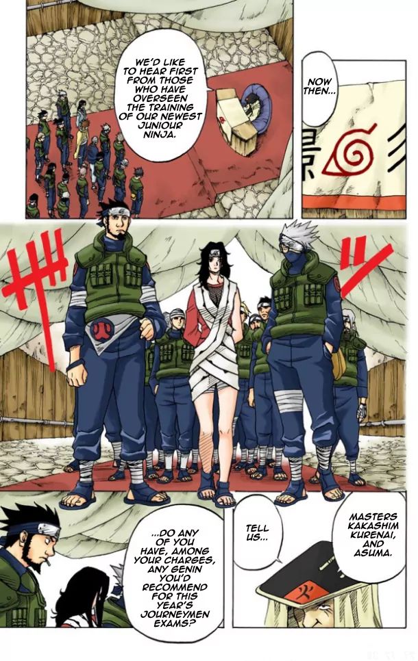 Naruto - Full Color - Vol.4 Chapter 35: Iruka Vs. Kakashi