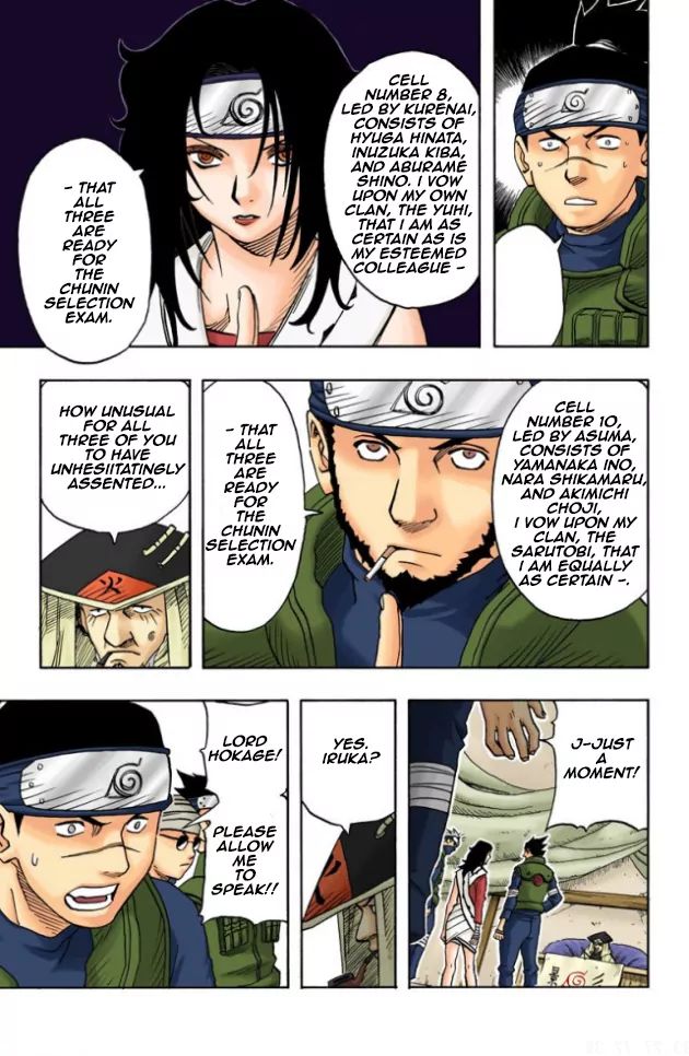 Naruto - Full Color - Vol.4 Chapter 35: Iruka Vs. Kakashi