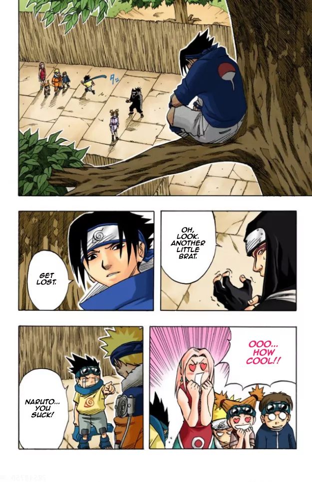 Naruto - Full Color - Vol.4 Chapter 35: Iruka Vs. Kakashi