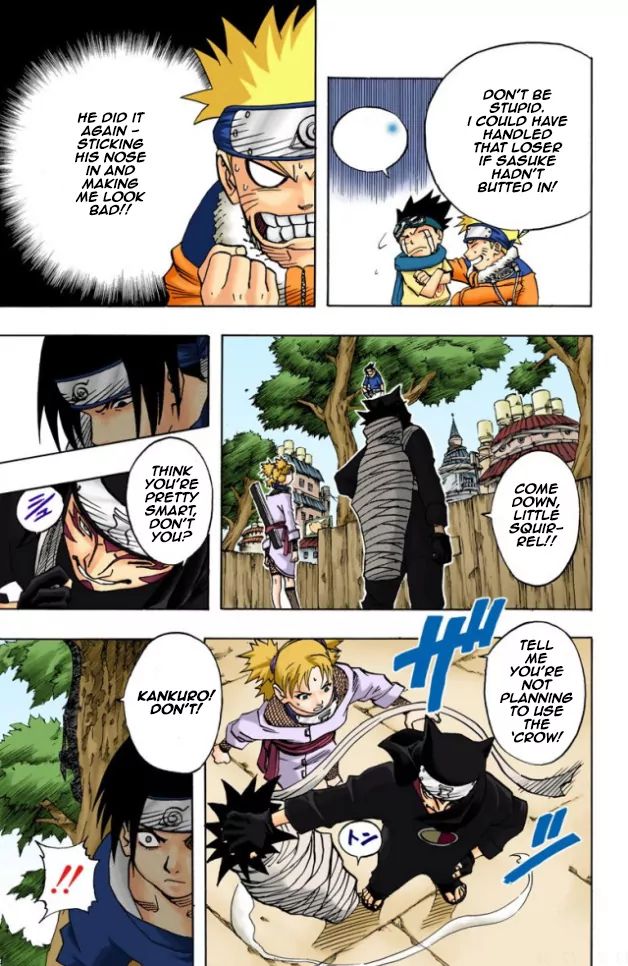 Naruto - Full Color - Vol.4 Chapter 35: Iruka Vs. Kakashi