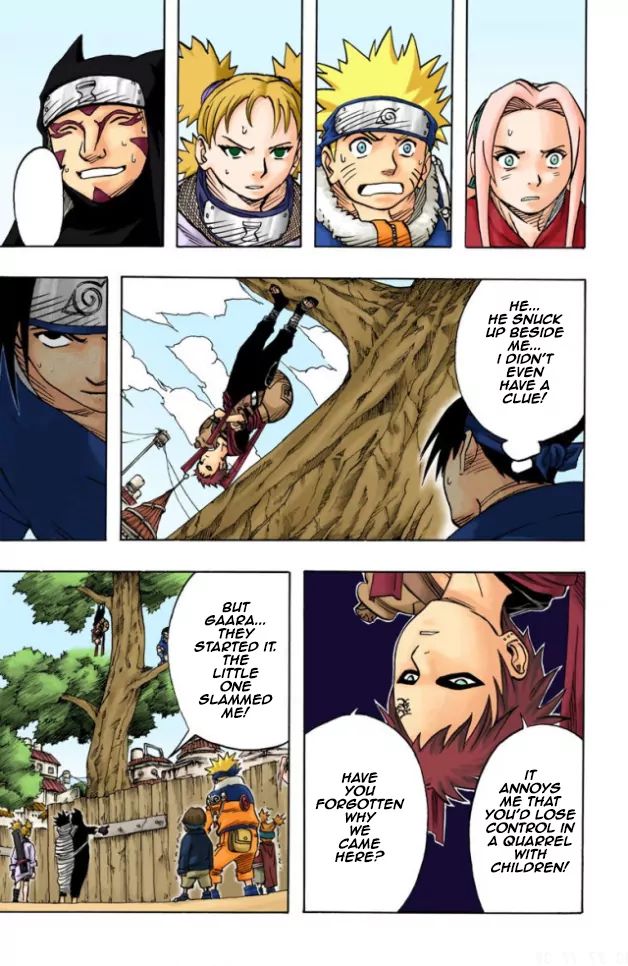 Naruto - Full Color - Vol.4 Chapter 35: Iruka Vs. Kakashi